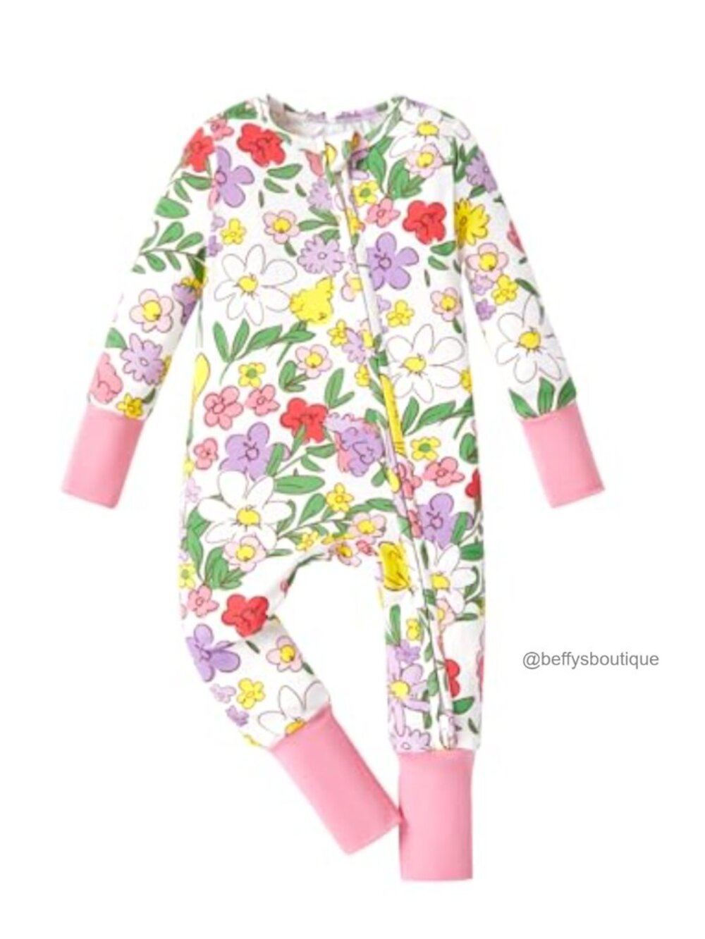 Bamboo Viscose Baby Footie Pajama Snug Fit 2-Way Zip Sleeper 0-3M